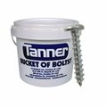 Tanner #8 x 3/4in Sheet Metal Screws Pan Head, Combo Drive, Carbon Steel / Zinc Plated TB-802